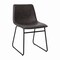 Flash Furniture 18" Dark Gray LeatherSoft Dining Chairs, 2PK ET-ER18345-18-GY-BK-GG - alternate 3